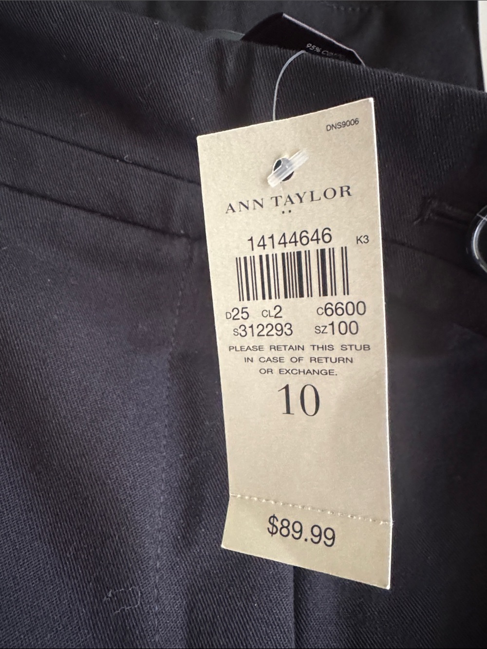 NWT Ann Taylor Ladies Black Slacks - Picture 4 of 6
